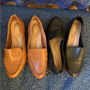 Aldo Tan and Black Loafers Collection